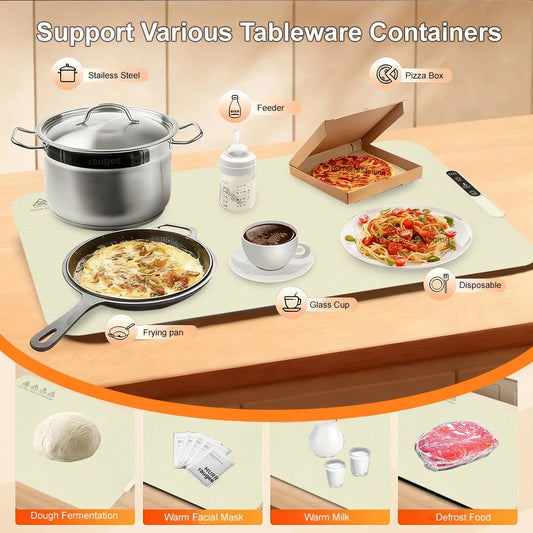 Foldable Silicone Food Warming Tray