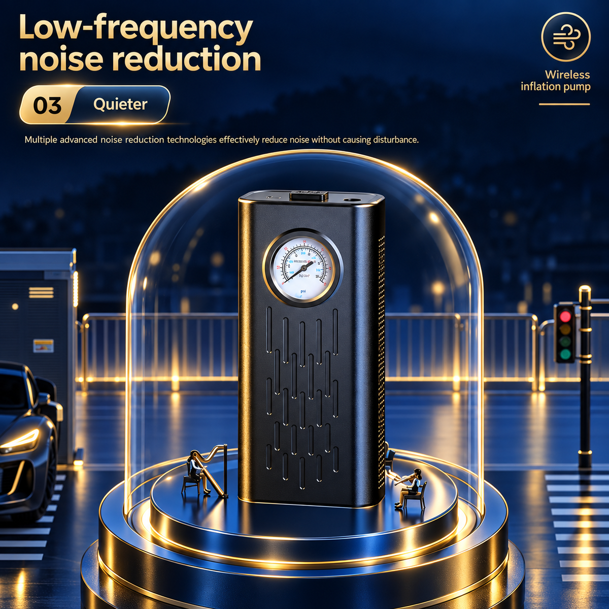 Fashionable New Portable Universal Tire Inflator