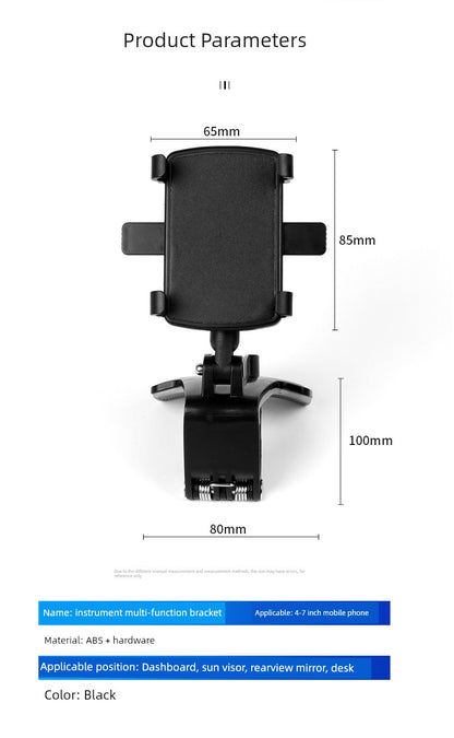 Car Sun Visor Snap-on Car Phone Holder