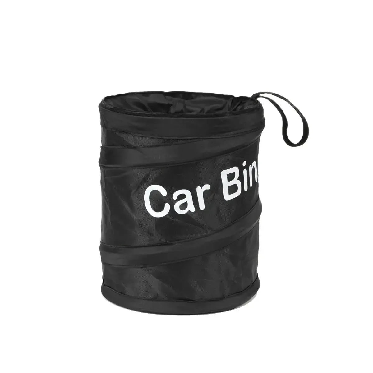 Black car bin with 'Car Bin' text on a white background