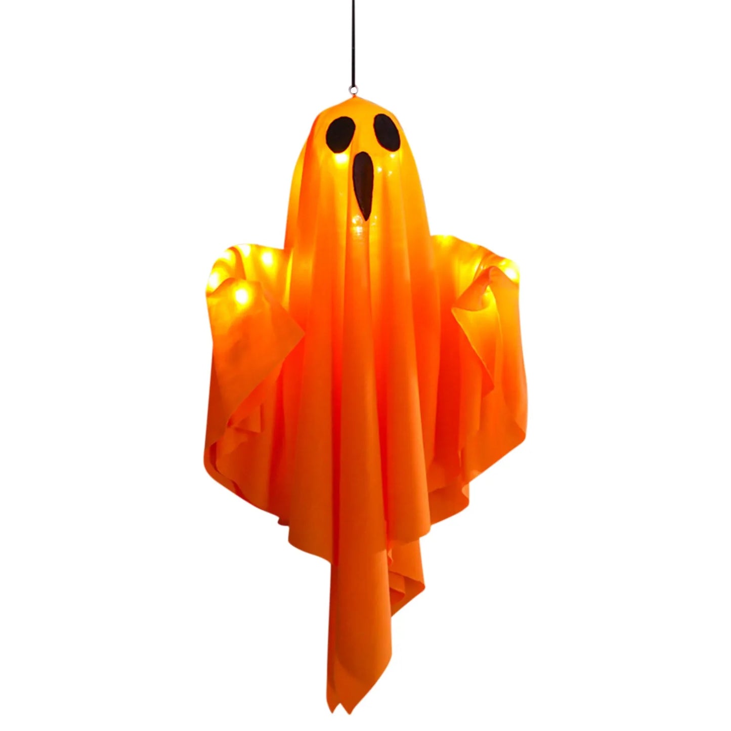 Spooky Halloween Light Up Ghost – Hanging Decoration for Trees, Windows & Indoor/Outdoor Scary Decor